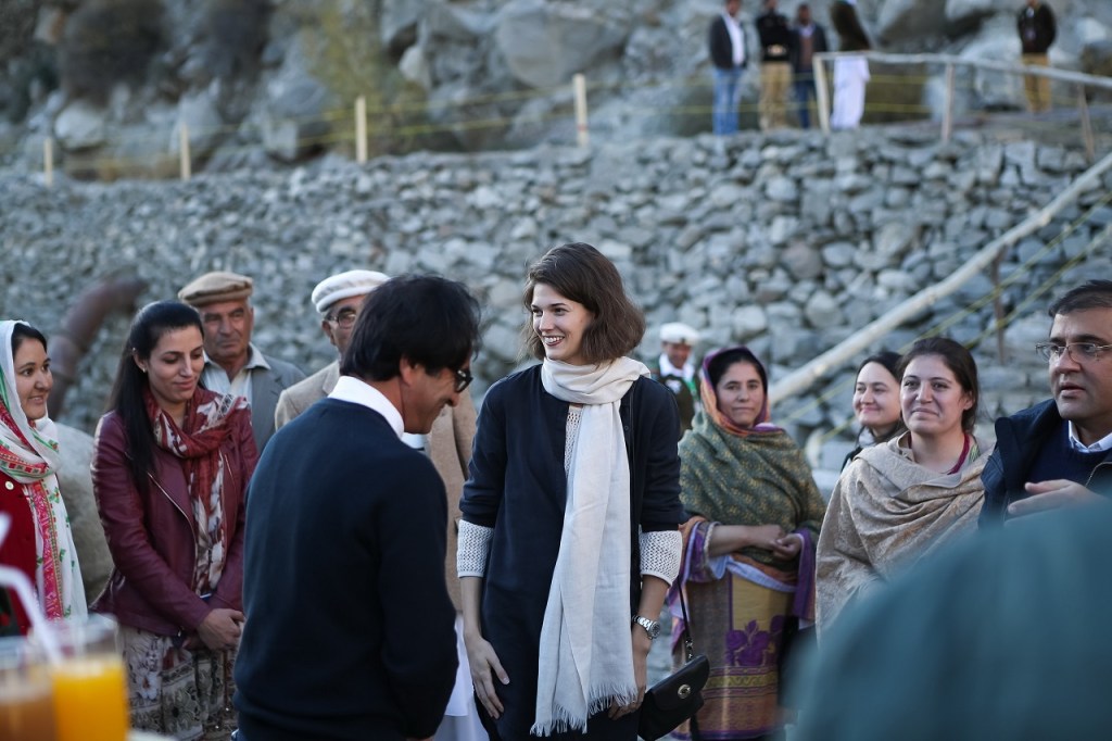 Prince Rahim Aga Khan and Princess Salwa in Pakistan; AKDN Project Barakah