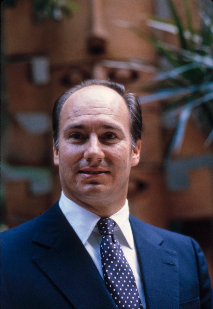 Mawlana Hazar Imam, Aga Khan Shah Karim al Hussaini, Bernard Gotfryd photograph collection Library of Congress.