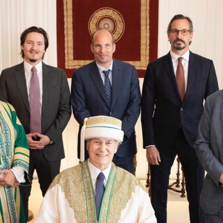 The Aga Khan with members of his family