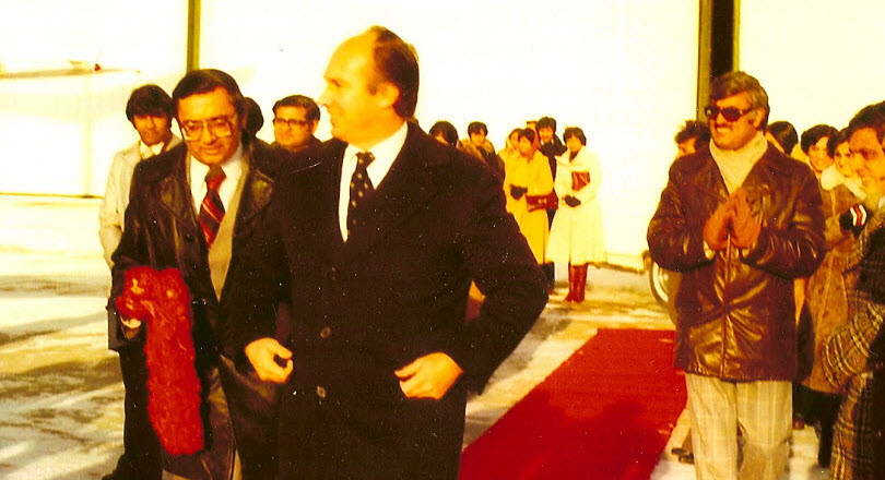 Aga Khan and Mansoor Ladha Edmonton 1978