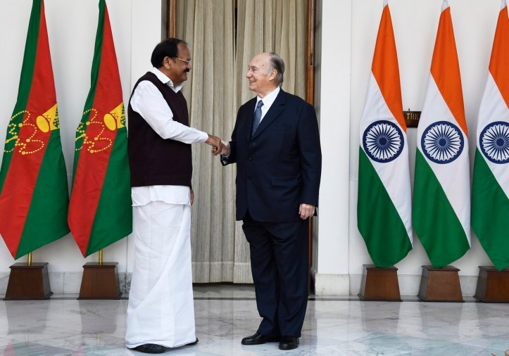 The Flag of the Ismaili Imamat, Aga Khan, India visit, Barakah