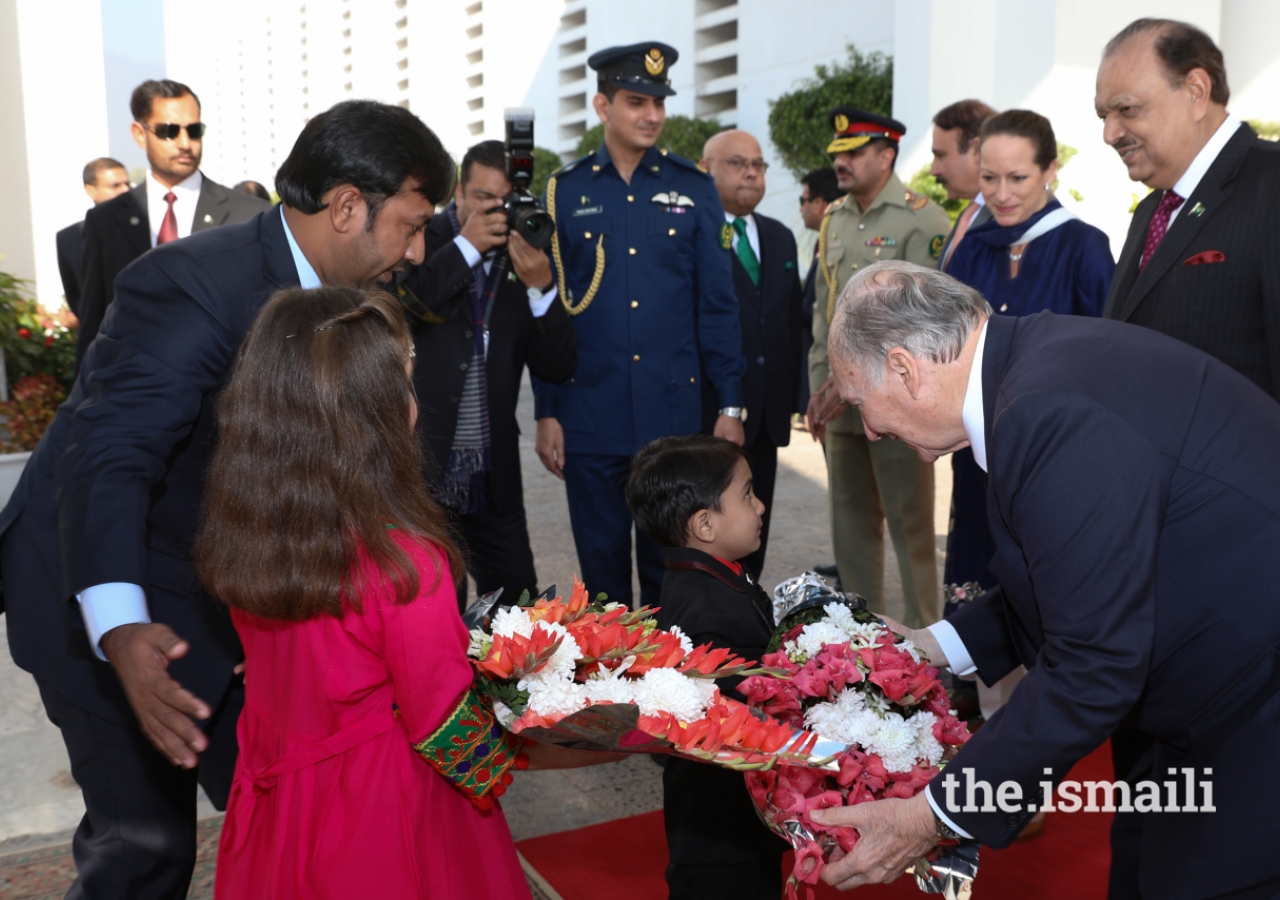 Aga Khan at Presidential Palace Pakistan Diamond Jubilee