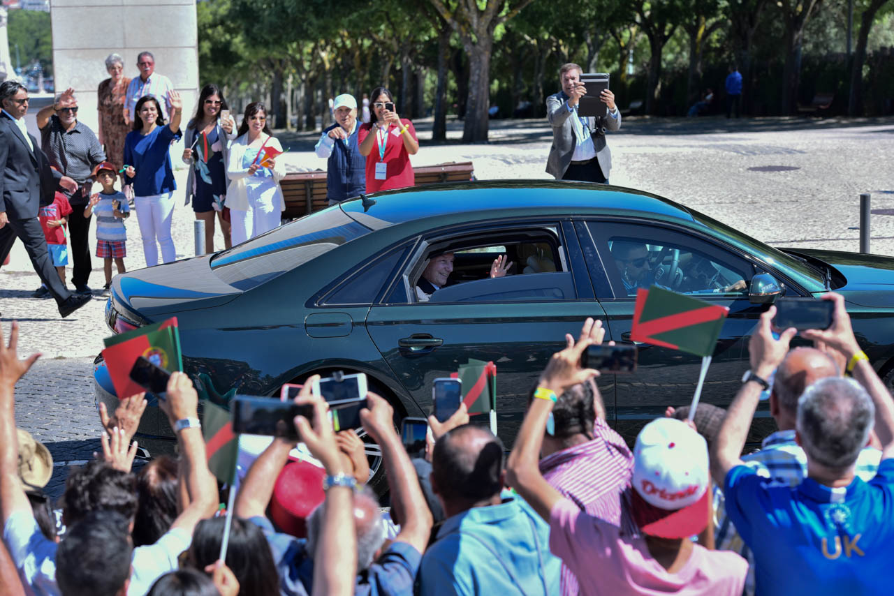 Aga Khan Diamond Jubilee Portugal motorcade Parque Eduardo VII