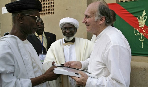 Aga Khan Ismaili Imamat Flag in Timbuktu Mali