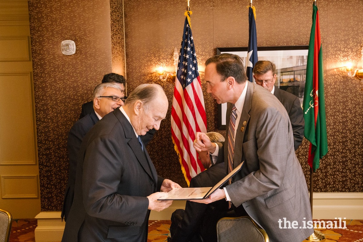 Aga Khan Proclamation US Congress House of Represenatives