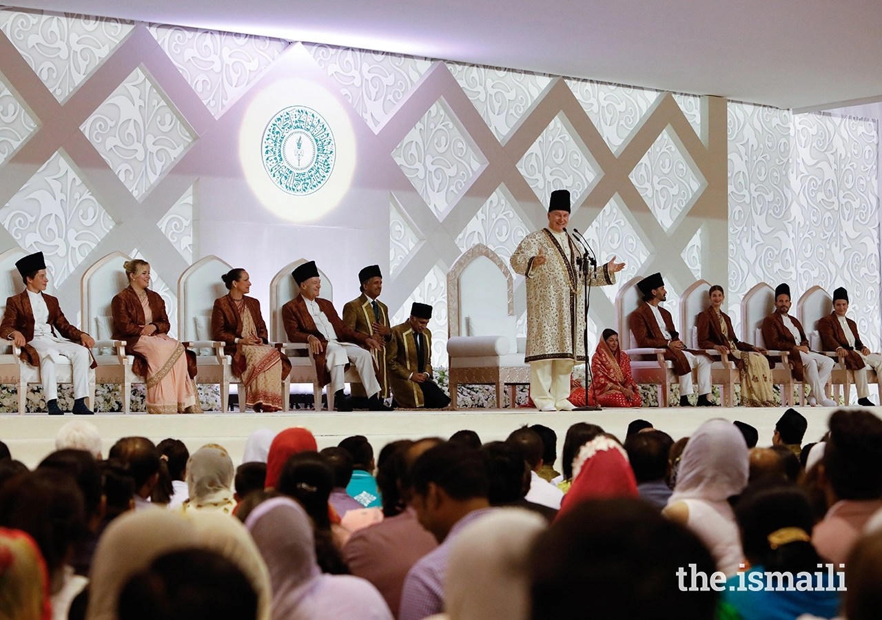 Aga Khan and members of his family at his Diamond Jubilee in Lisbon, Barakah