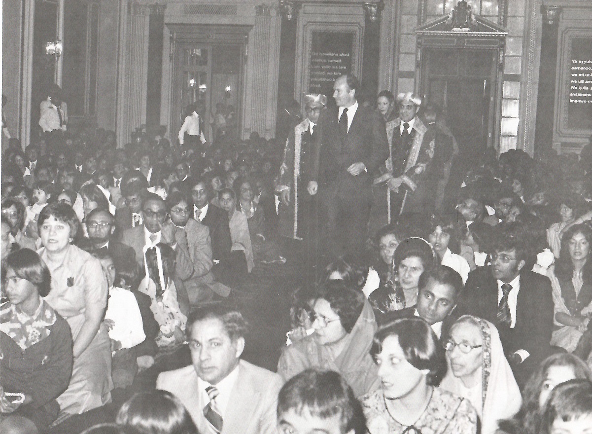 Aga Khan in Ottawa 1978 with Ismaili community, Barakah