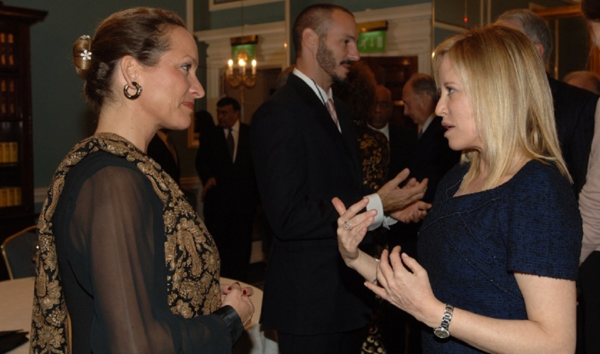 Princess Zahra Aga Khan in conversation with Kim Samuel-Johnson, President of The Samuel Family Foundation of Canada. Barakah Prince Rahim Tribute