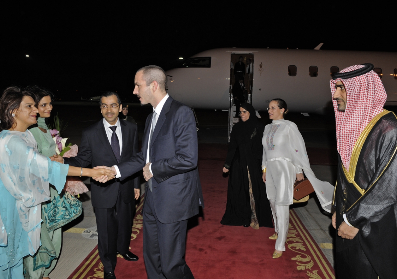 Prince Rahim and Princess Zahra in Abu Dhabi barakah.com tribute to prince rahim aga khan