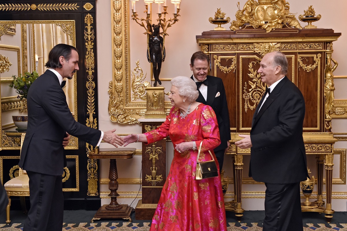 Aga Khan Hosted by Queen at Windsor Castle for his Diamond Jubilee. barakah.com tribute to prince rahim aga khan