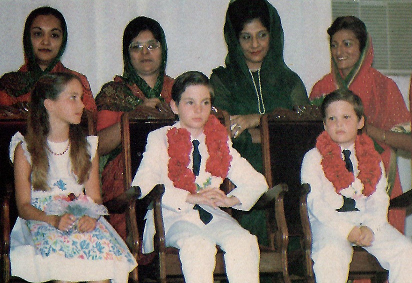 Prince Rahim Aga Khan with his sister Princess Zahra and brother Prince Hussain in Kenya in 1981, Barakah