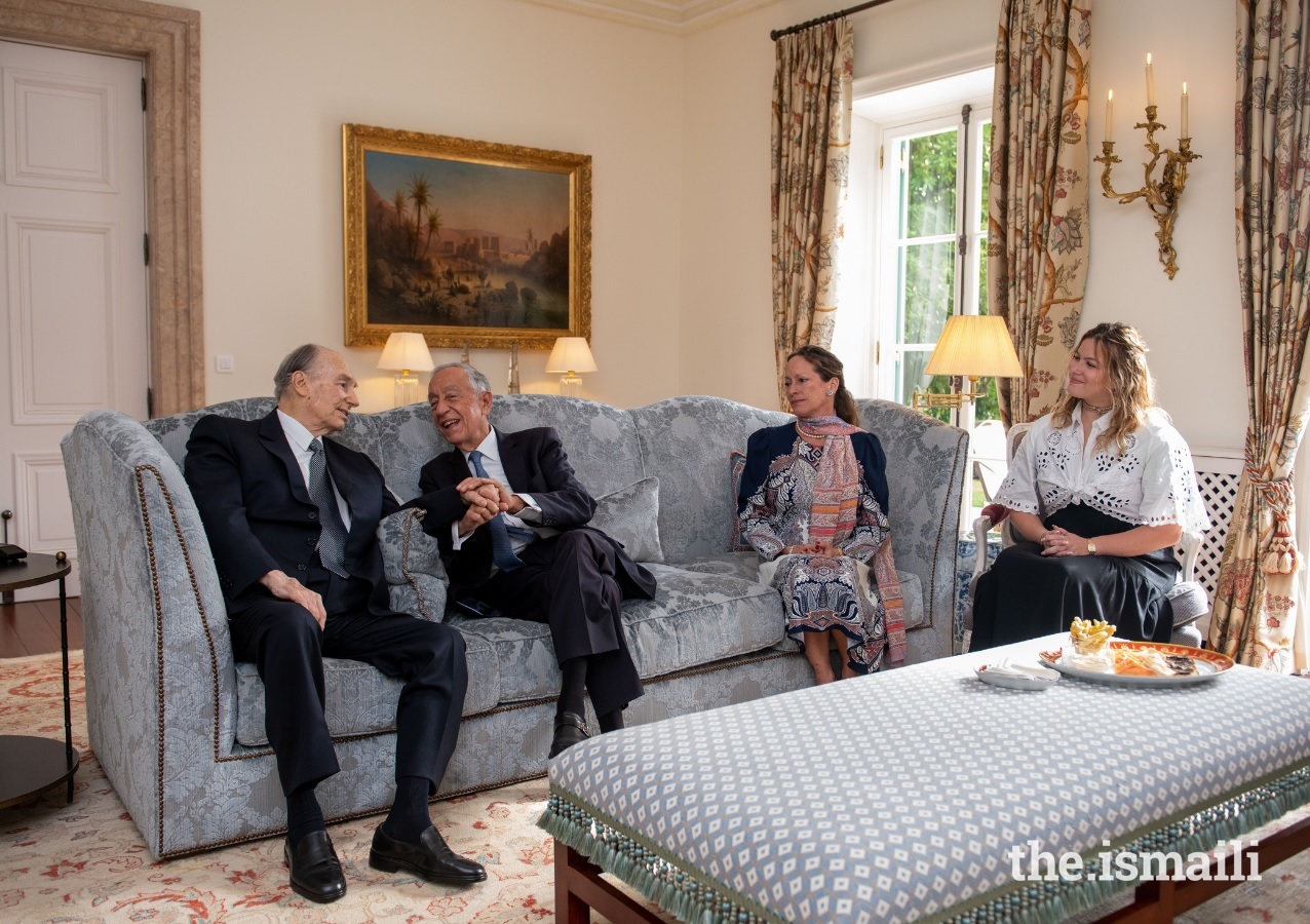 Aga Khan, Princess Zahara, Sara Boyden and Portuga;s President