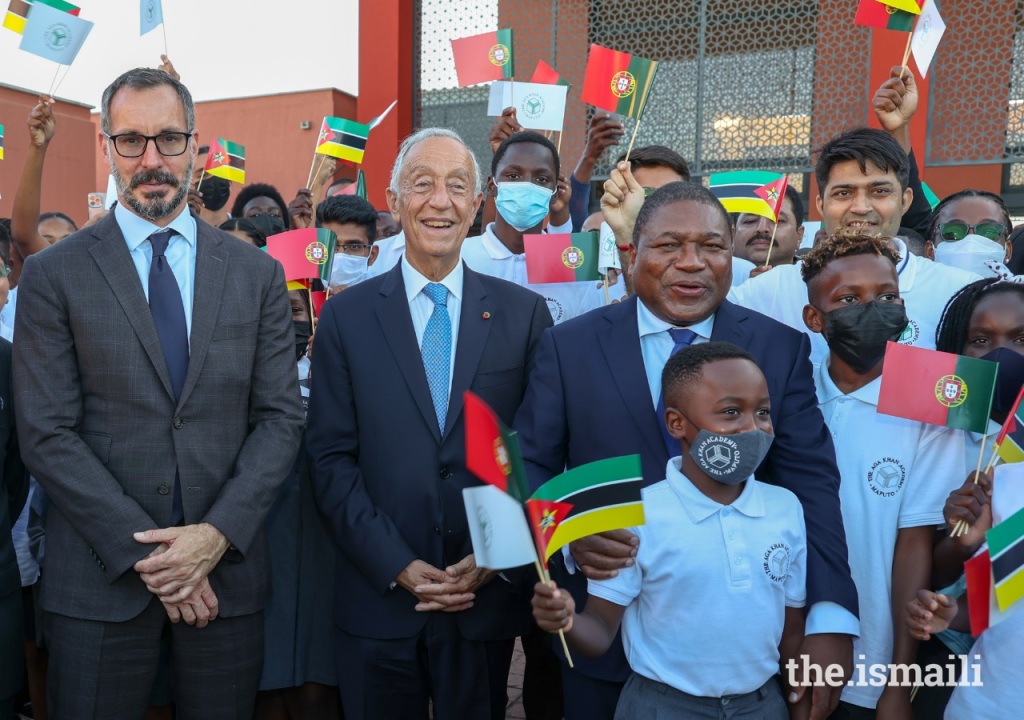 Prince Rahim Aga Khan in Mozambique for inauguration of Aga Khan Academy