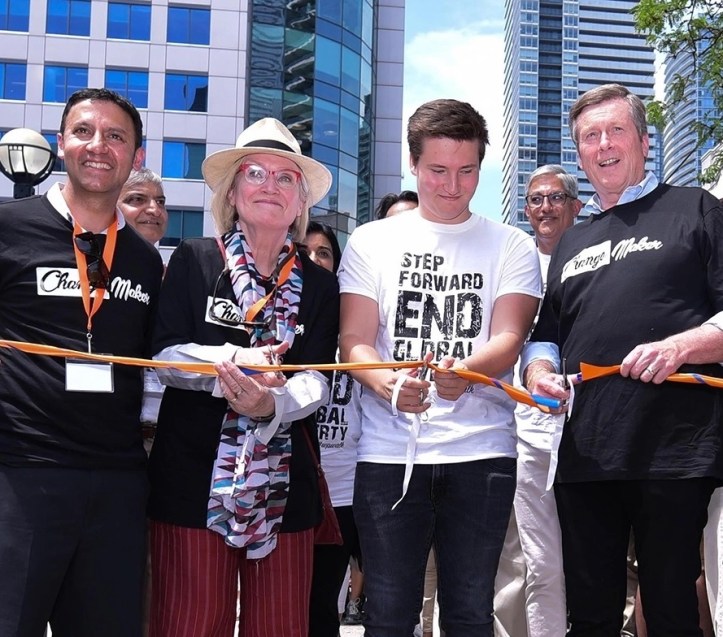 Prince Aly Muhammad Aga Khan, a birthday tribute by Barakah, a website dedicated to His Highness the Aga Khan, Mawlana Hazar Imam, members of his family and the Ismaili Imamat compiled by Malik Merchant. In photo Toronto Mayor John Tory and Minister of Crown Indigenous Relations and Northern Affairs Carolyn Bennett at World Partnership Walk