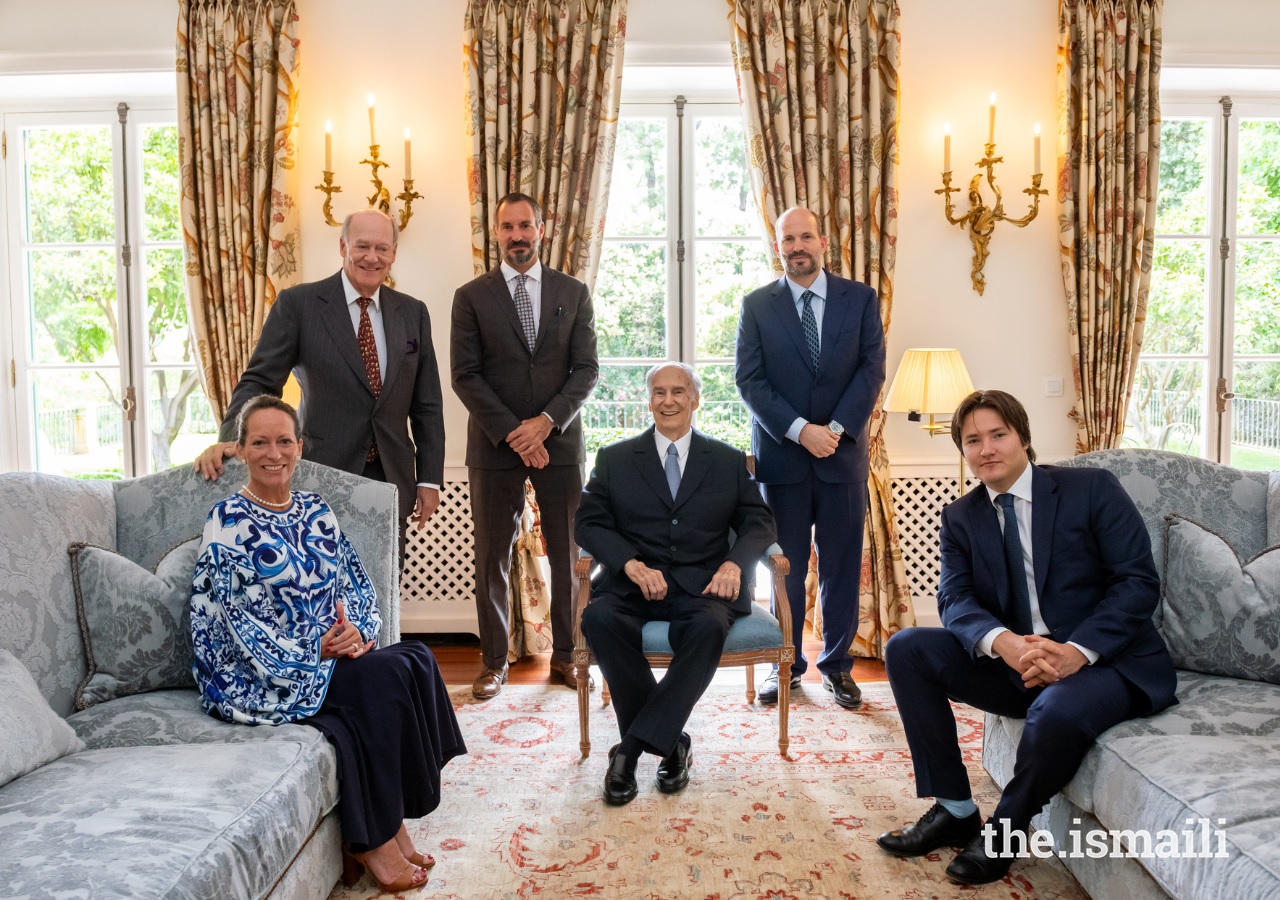 Aga Khan with members of his family Lisbon July 11 2022 Barakah