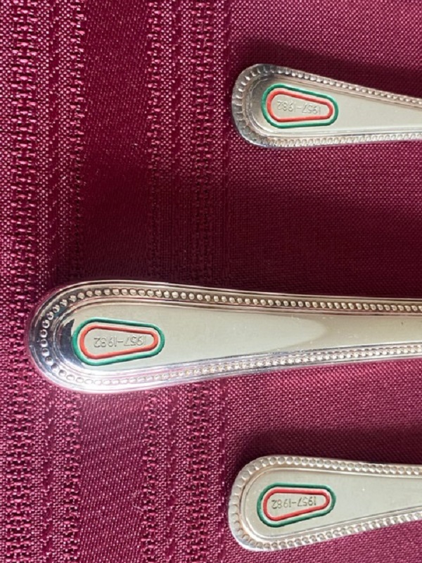 His Highness the Aga Khan Silver Jubilee Service Set presented at Guildhall City of London July 1983