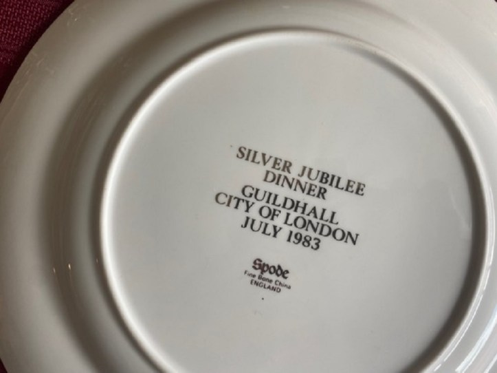 His Highness the Aga Khan Silver Jubilee Service Set presented at Guildhall City of London July 1983