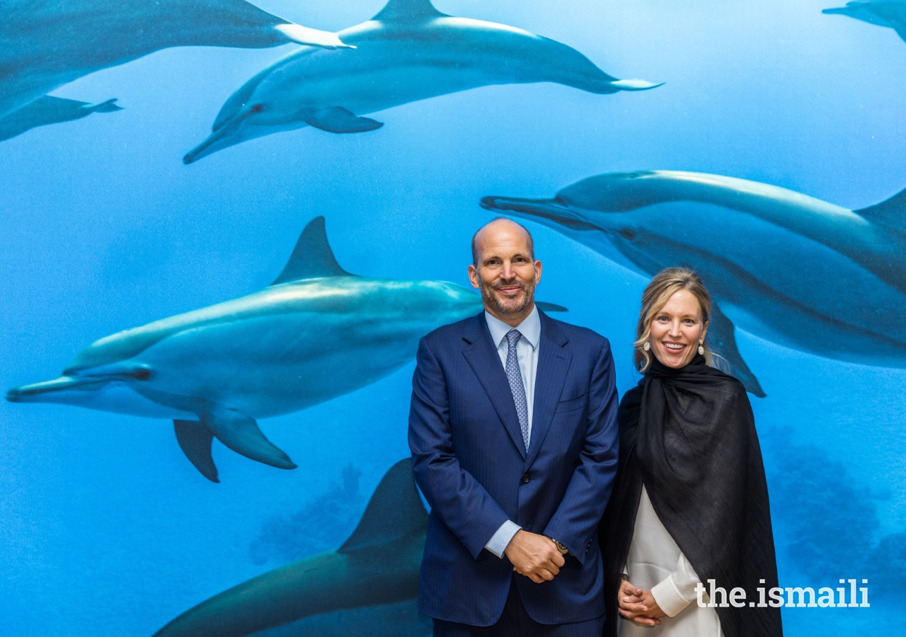 Prince Hussain Aga Khan Ismaili Centre opening of The Living Sea Exhibition September 2022, Barakah