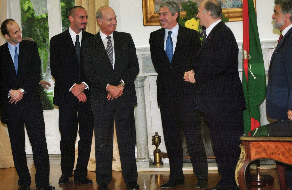 Prince Rahim Aga Khan Birthday Tribute, Aga Khan at Portuguese Prime Minister's Palace