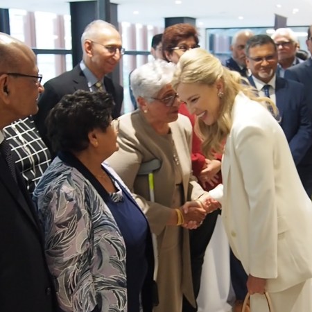 Princess Fareen Aga Khan, wife of Hussain Aga Khan at the Glenbow at the Edison