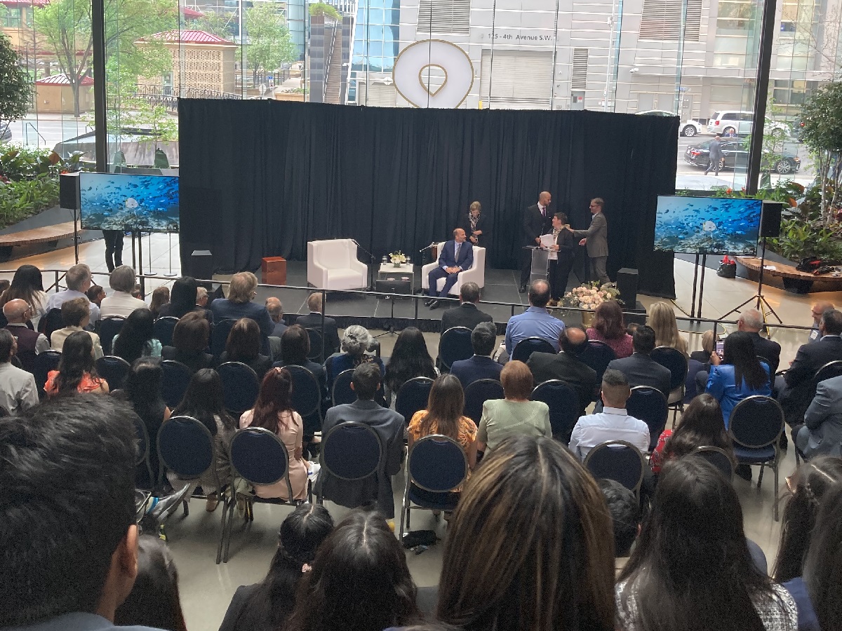 Hussain Aga Khan The Living Sea Glenbow at The Edison