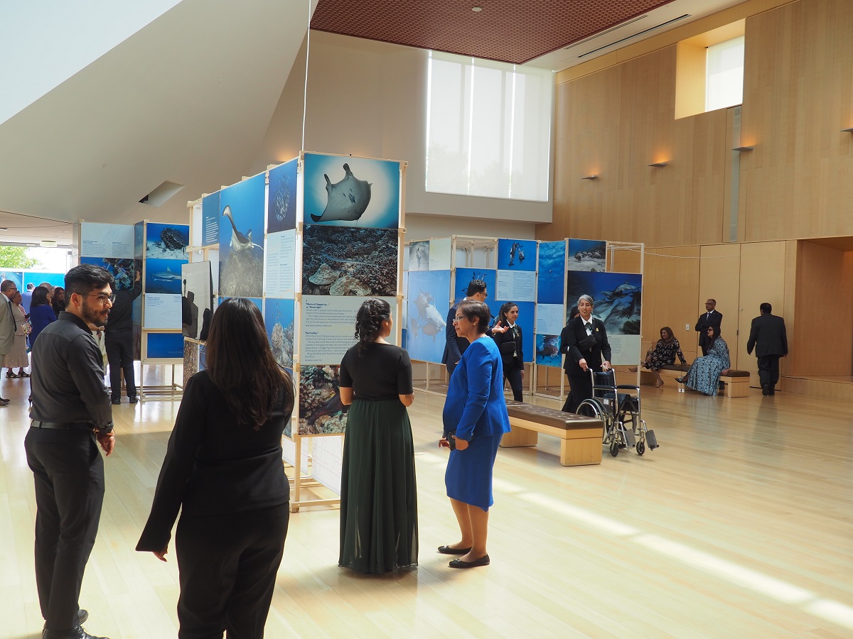 Hussain Aga Khan The Living Sea Ismaili centre Toronto