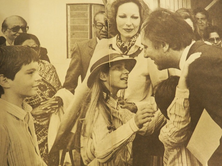 Aga Khan with his family in Kenya