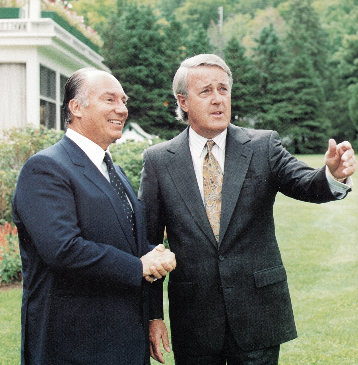 Aga Khan and Mulroney 1992 Harrington Lake, Barakah Aga Khan Hazar Imam visual and textual expressions