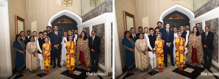Prince Rahim Aga Khan and Prince Aly Muhammad with Ismaili Performers in Mumbai, Barakah, aga khan textual and visual expressions