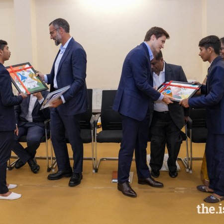 Prince Rahim Aga Khan and Prince Ay Muhammad Aga Khan at Aga Khan Academy in Hyderabad India 2024