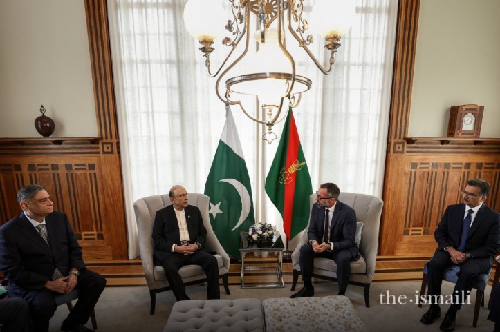 Rahim Aga Khan and Pakistan President, Barakah News