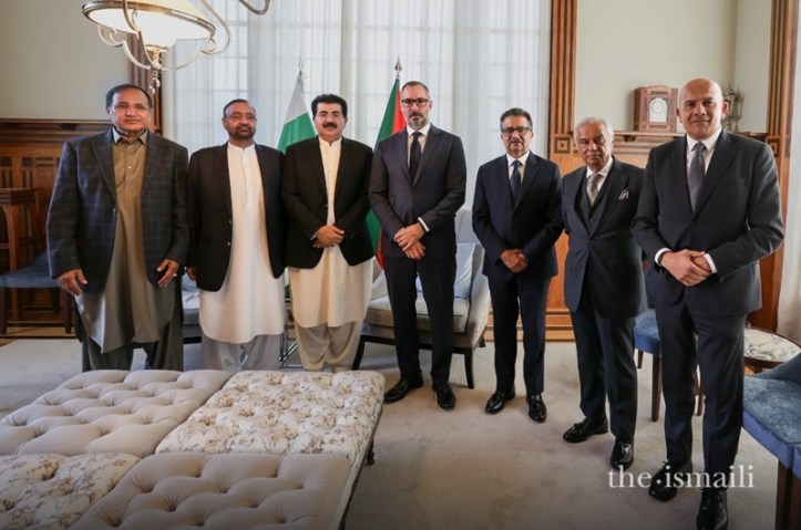 Rahim Aga Khan with Baluchistan delegation
