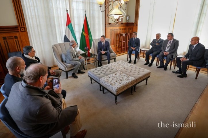 Aga Khan with UAE Tolerance Minister