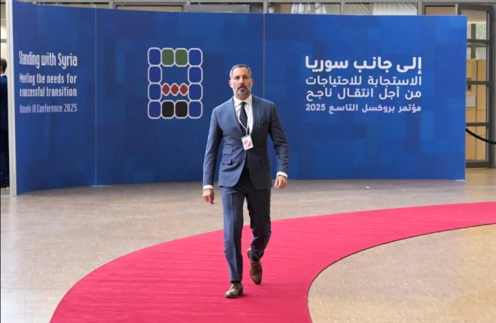 Rahim Aga Khan at Brussels Syria Conference