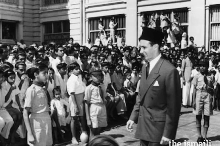 Aga Khan in India 1962