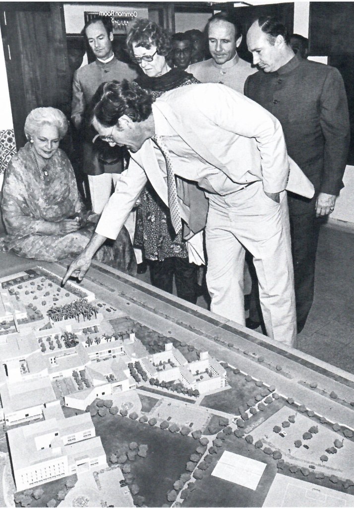 Aga Khan with members of family AKU Charter 1983