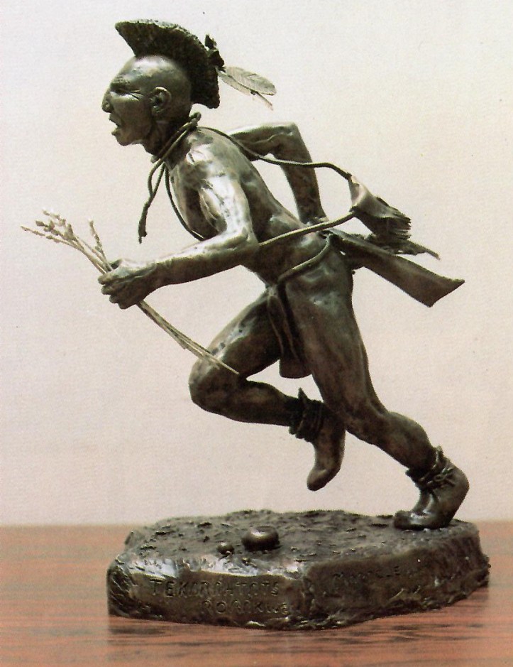 Mohawk sculpture Gift to Aga Khan for silver jubiee 