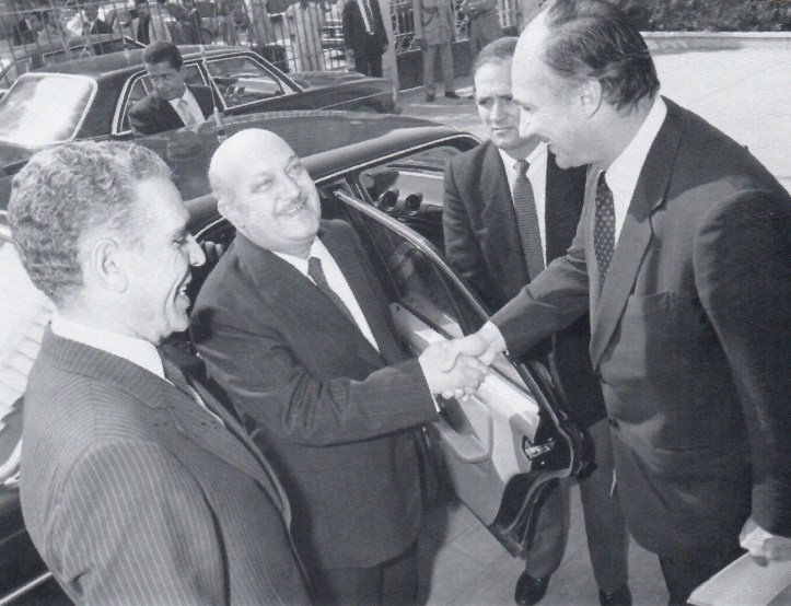 Aga Khan with PM Egypt Kamal Hassan Ali