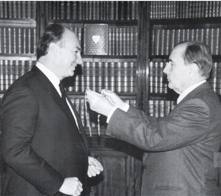 Aga Khan France honurs Mitterand