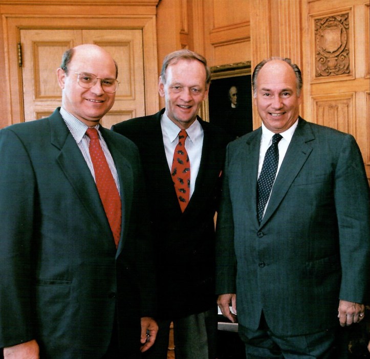 Aga Khan with Canadian Prime Minister Chretien