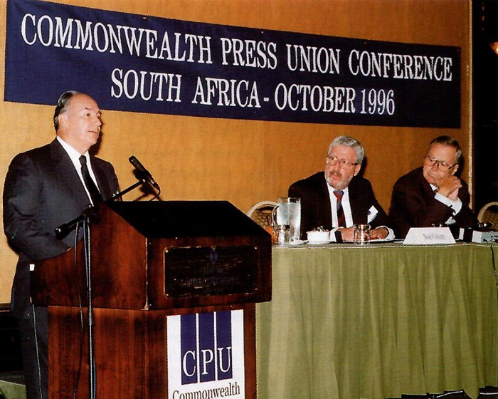 Aga Khan at Commonwealth Press Union Conference