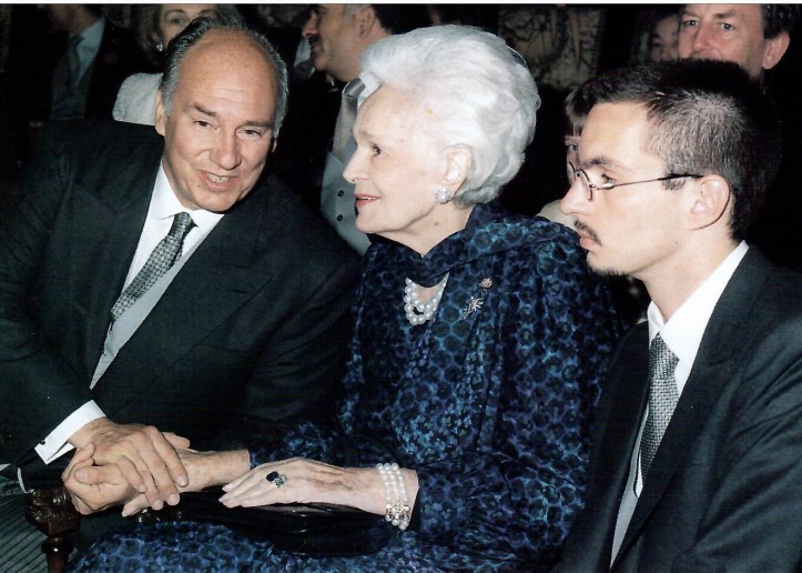 Aga Khan with Om Habibeh Aga Khan Mata Salamat
