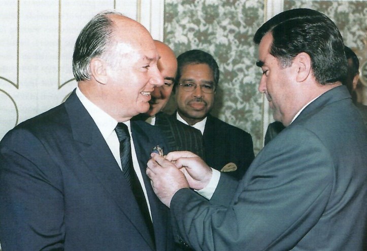 Aga Khan in Tajikistan 1998