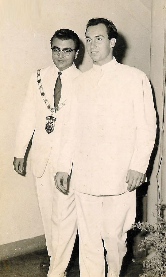 the Aga Khan with the Mayor of Dar es Salaam