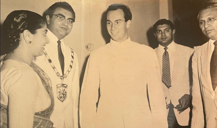 Aga Khan with Mayor  Manilal Devani