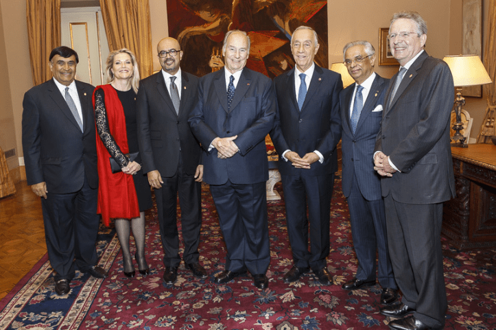 Aga Khan introduces First Five Senior Officials of the Imamat to Portugals' president President