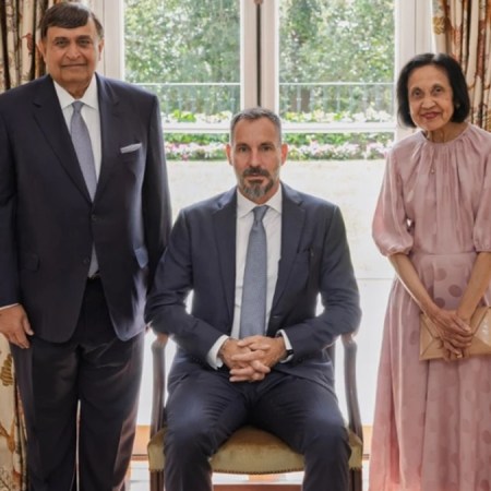 Aga Khan with Diwan Shafik