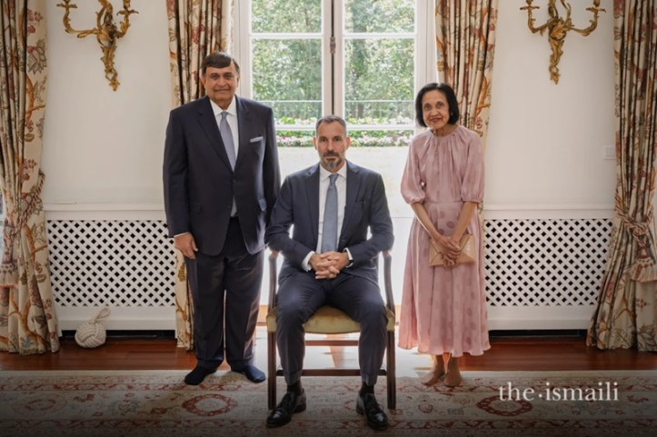 Aga Khan with Diwan Shafik