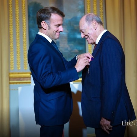 Prince Amyn receives France's highest honour
