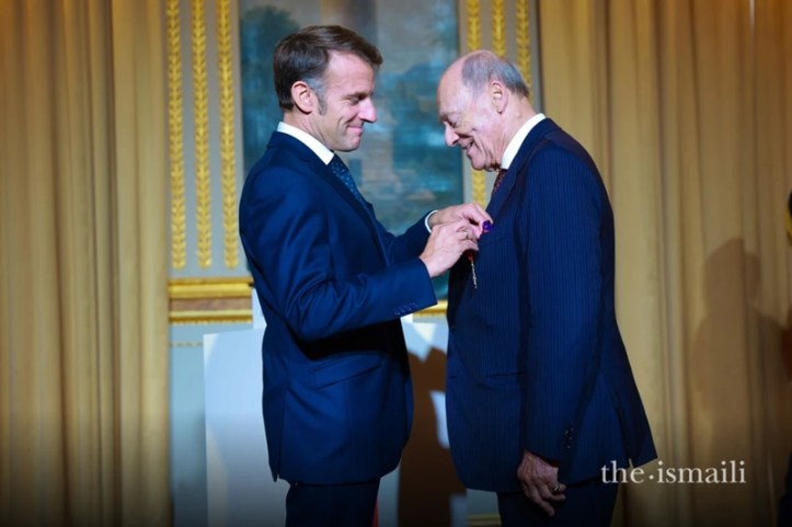 Prince Amyn receives France's highest honour